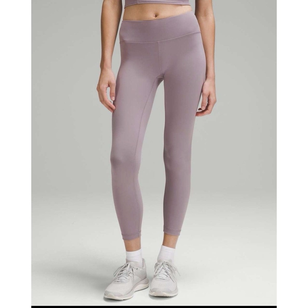 Lululemon Wunder Train High Rise Tight 25" Violet Verbena LW5CQDS Size 6 Perfect